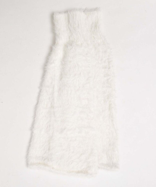 WEGO シャギーレッグカバー ホワイト