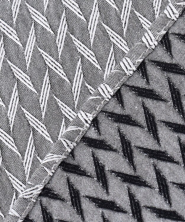 JOSEPH HOMME アロージャガードストレッチ ウイングカラーシャツ ライトグレー系