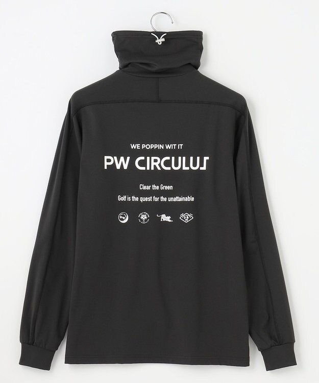 PW CIRCULUS 【MEN】スピンドルハイネックカットソー ブラック系