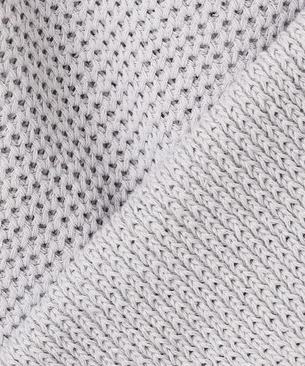 ANY 【手洗い可/UVカット】シャイニーコットンニット グレー