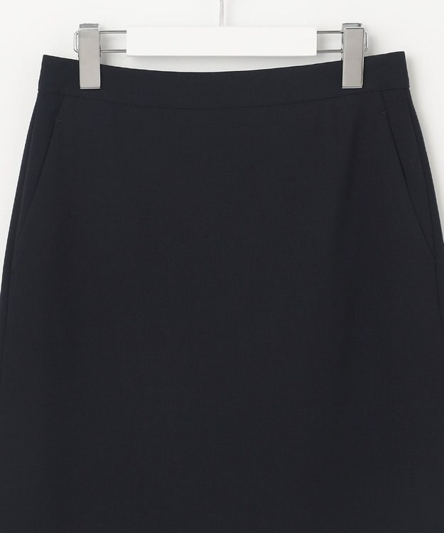 23区 【セットアップ対応/洗える】ドライツイル タイトスカート ネイビー系