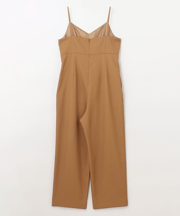 NAVE 【Nave】ウールポリエステルツイル オールインワン ベージュ系