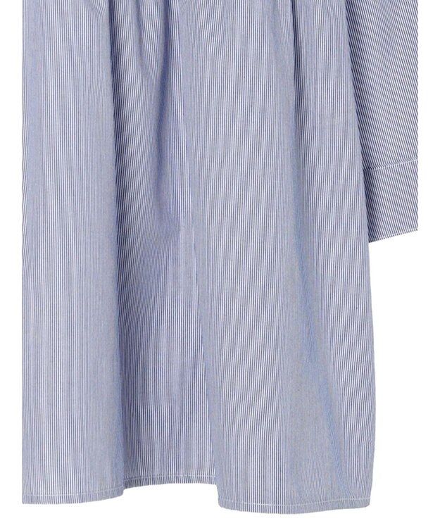 Green Parks リブドッキングカットソーボリュームチュニック Stripe