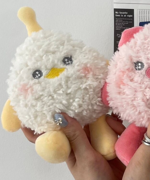 WEGO キュルキュルあにまるぬいぐるみキーホルダー 柄1