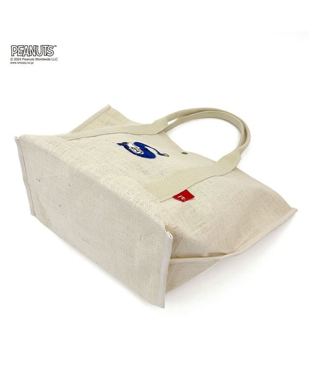 ROOTOTE 8597【スヌーピー】IP.デリ.ジュート.ピーナッツ-9D 02：S-アイボリー