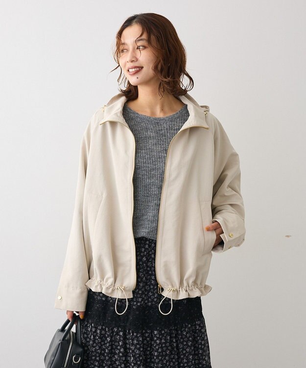 Green Parks コクーンマウンテンパーカー Light Beige