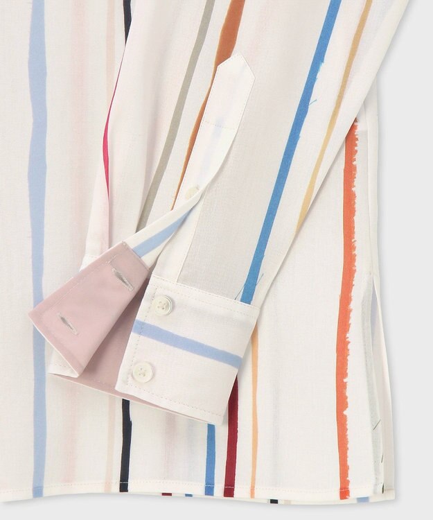 Paul Smith Painted Stripe シャツ エクリュ