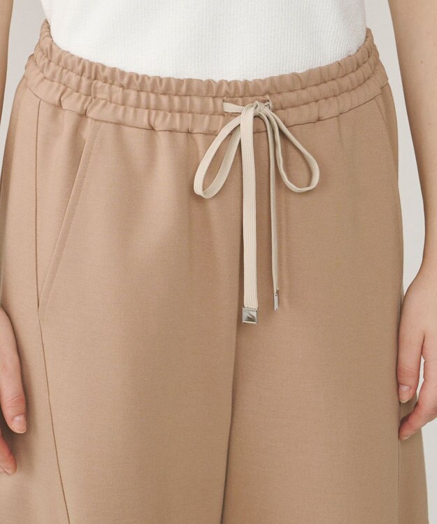 GRACE CONTINENTAL ストレッチポンチパンツ ベージュ