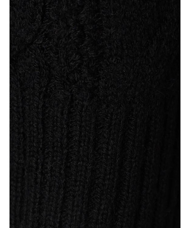 CRAFT STANDARD BOUTIQUE ２ＷＡＹケーブルニットベスト Black