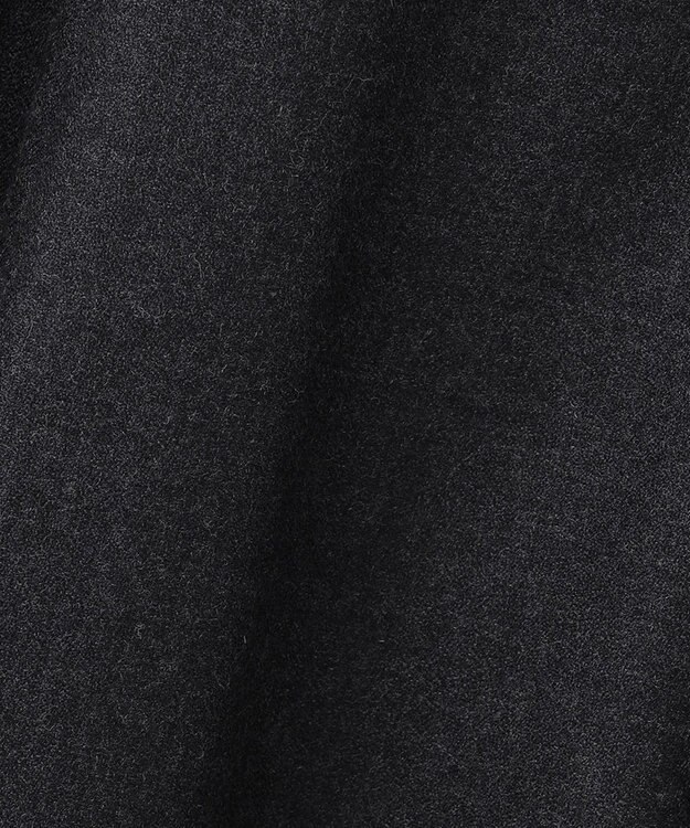 23区 L ウールジョーゼット フィットアンドフレア ワンピース グレー系