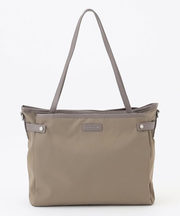 LA BAGAGERIE 【撥水ナイロン】ベーシックA4トート グレージュ