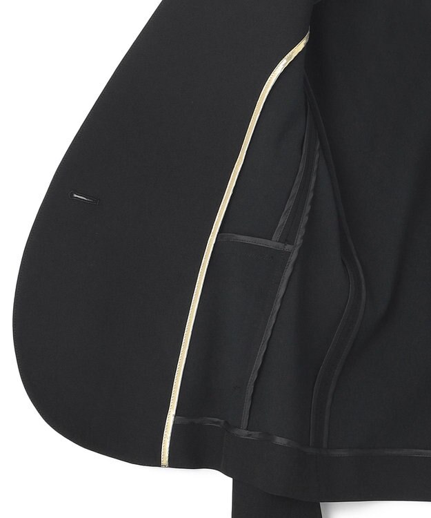 BEIGE， LUIZA / ノーカラージャケット Black