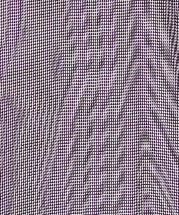 J.PRESS LADIES L 【洗える】ウォッシャブルキュプラツイル シャツ パープルチェック系