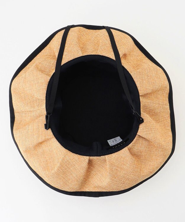 TOCCA 【UV99%以上カット・吸水速乾・抗菌防臭・洗える・サイズ調整可】FRILL HAT ハット ベージュ系