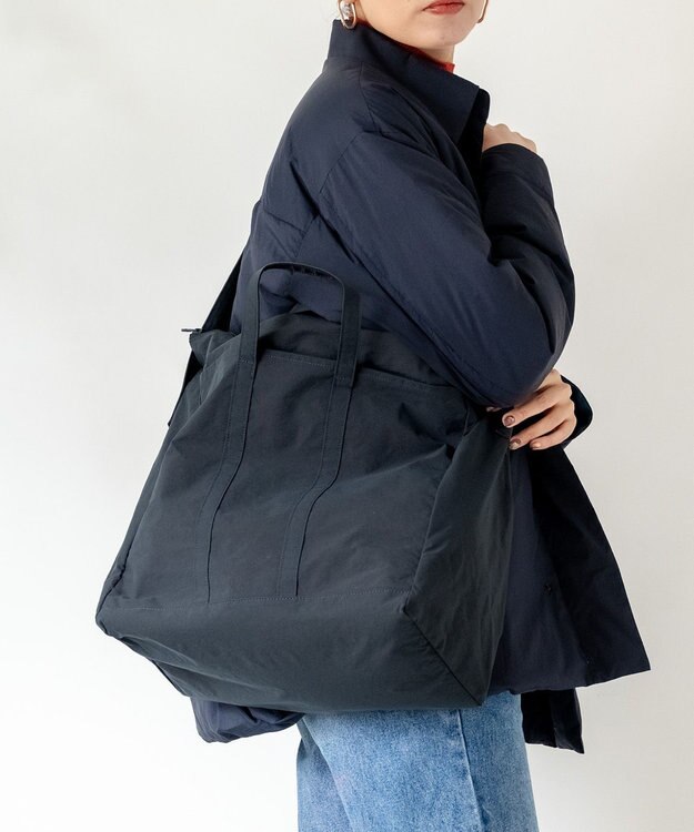 NIZYU KANO 【はまじコラボ】Airyトート Lサイズ ダークグレー