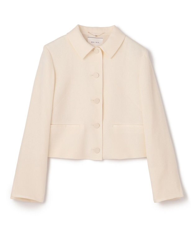 BEIGE， PAUL / ショートジャケット Ecru