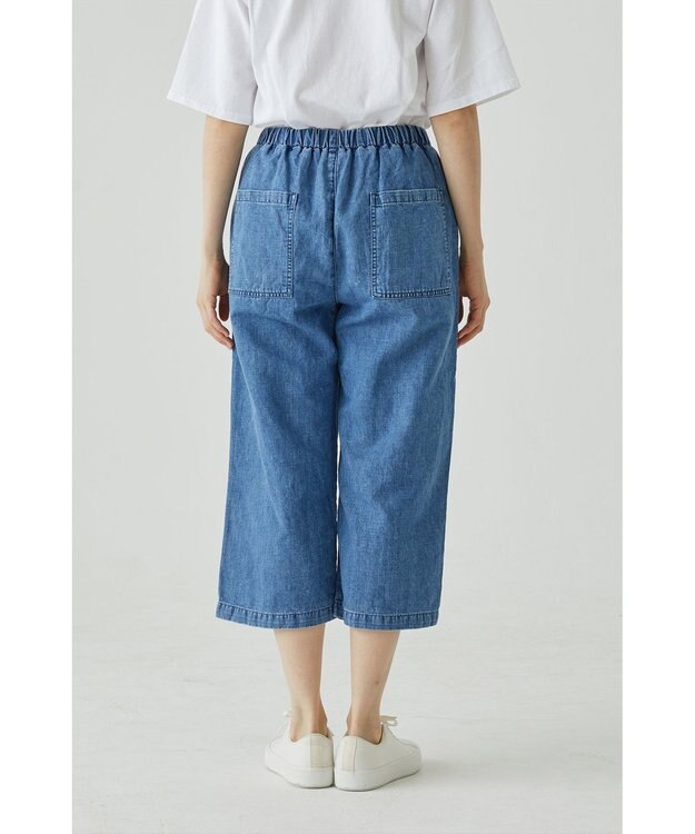 caqu FS linen cropped wide pants クロップド丈 リネンワイドイージーパンツ 3years