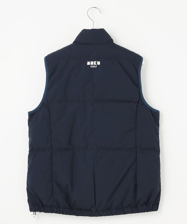 23区GOLF 【WOMEN】【撥水・ストレッチ】リバーシブル ダウンベスト ネイビー系