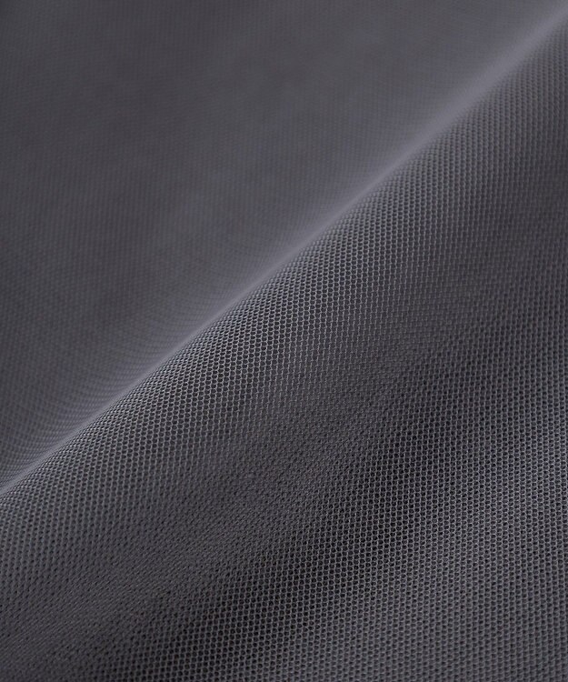 AMERICAN HOLIC チュールレイヤードドロストトップス Charcoal Gray