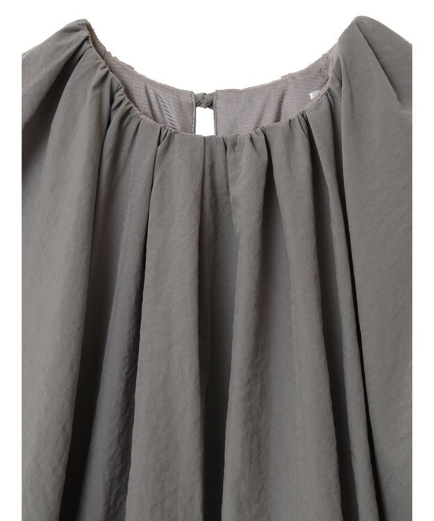 Green Parks ・ELENCARE DUE バルーンブラウス Gray