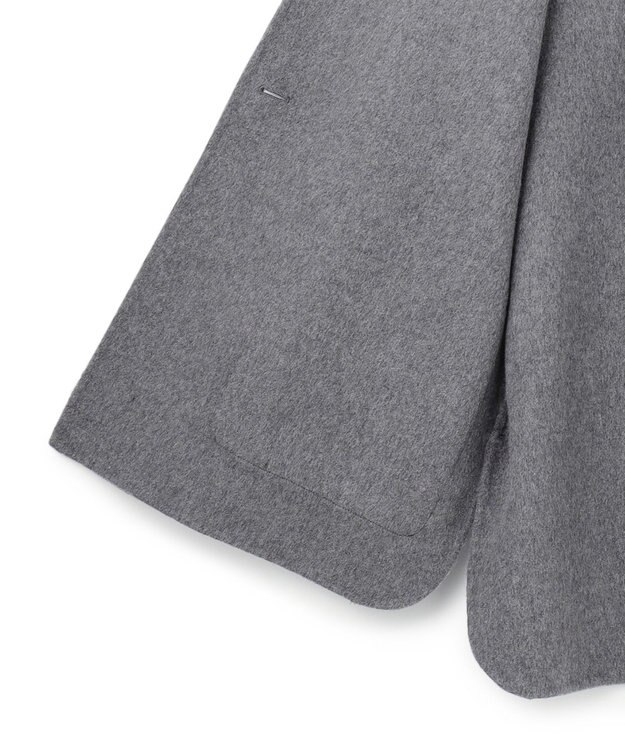 BEIGE， 【WEB限定】PAYSON / ウールリバーオーバーサイズステンカラーコート Top Gray