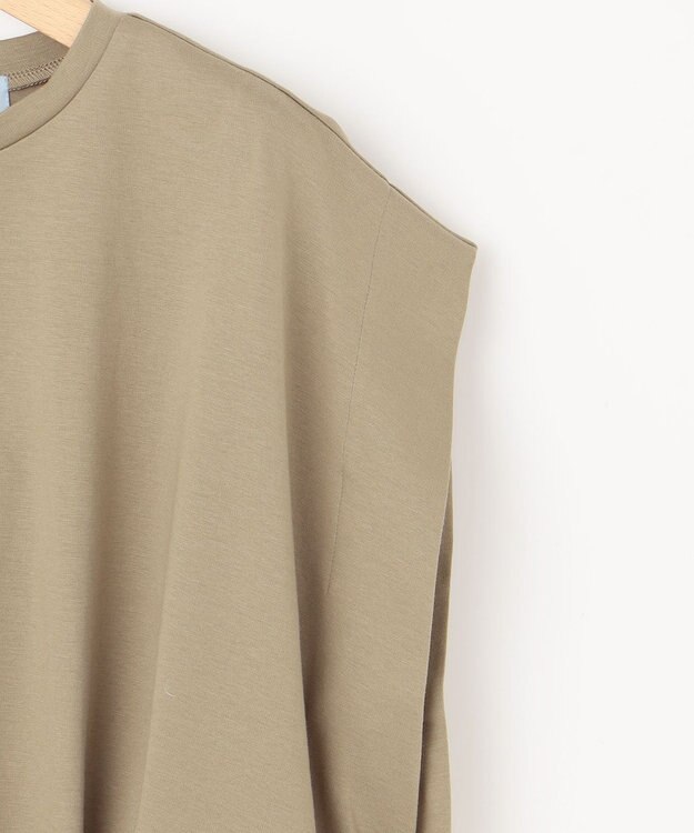 組曲 L 【WEB限定】コンシャスジャージーフレンチスリーブカットソー オリーブ系