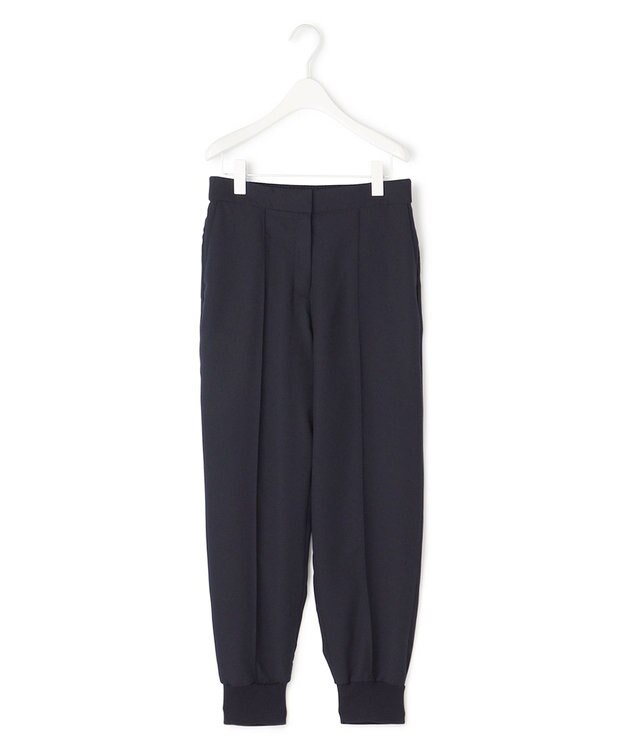 ICB 【接触冷感・UVケア・速乾・洗える】FluidBackSatin ジョグパンツ ネイビー系