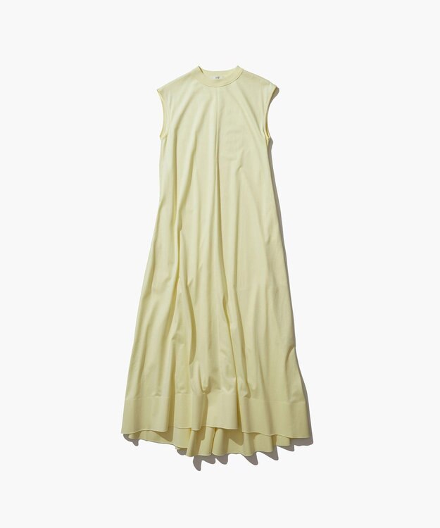 ATON 48/2 ORGANIC JERSEY | ノースリーブドレス YELLOW