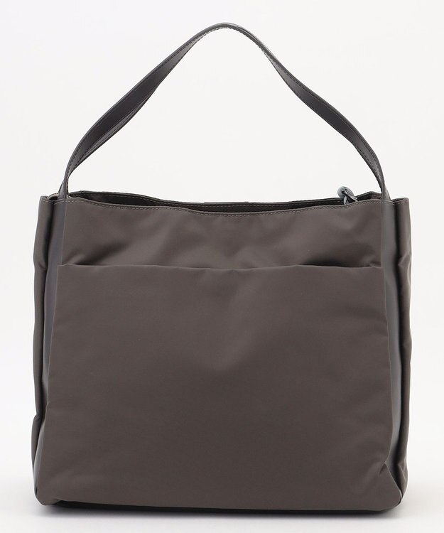 Y'SACCS 【大人のおしゃれ手帖10月号掲載】市川実和子×Y'SACCS　ナイロンすっきりトート ダークグレー