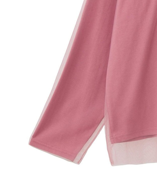 Green Parks ・ＥＬＥＮＣＡＲＥ　ＤＵＥ　チュールレイヤードロンＴＥＥ Pink