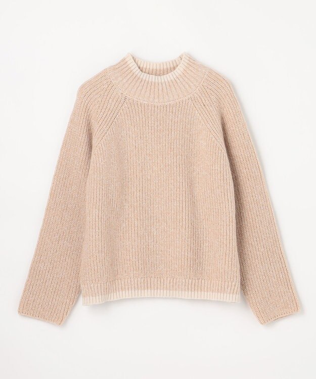 ANY L 【5色展開】バイカラーMIXニット ベージュMIX