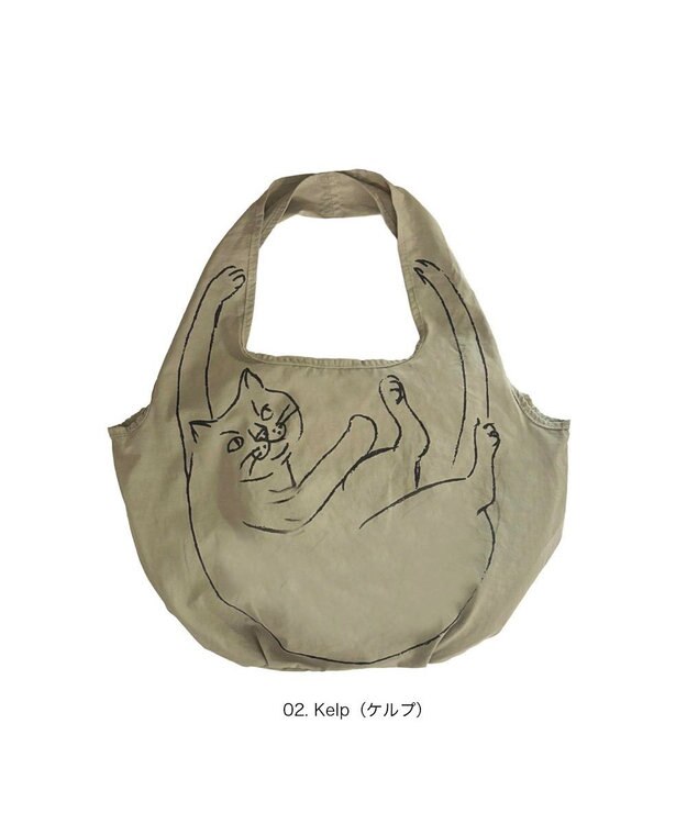 ROOTOTE 3543【ルートート】EU.ルーショッパー.ブラサガリネコ-B 02：ケルプ