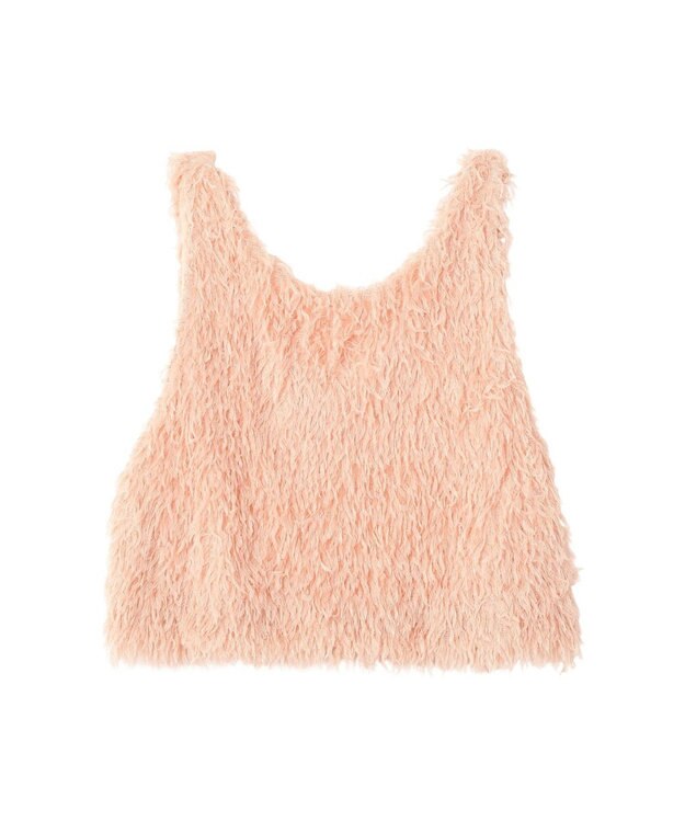 AMERICAN HOLIC 【選べる丈】フェザーVネックベスト Orange