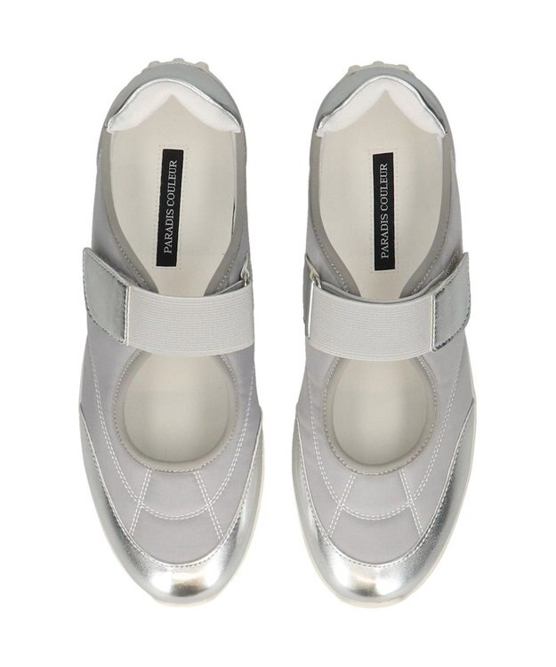 Bridget Birkin 【PARADIS COULEUR】ロープロファイルメリージェーンスニーカー グレーコンビ