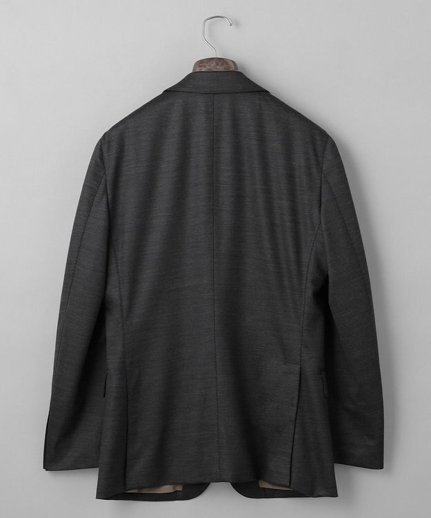 GOTAIRIKU セットアップ対応【洗える/ストレッチ/シワになりにくい】ウォッシャブルジャージー セットアップジャケット グレー系