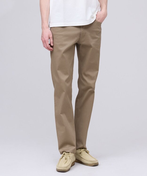 J.PRESS MEN 【ストレッチ】コンパクトピケストレッチ５ポケット パンツ