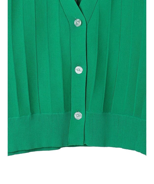 AMERICAN HOLIC 針抜きＶネックニットカーディガン Green