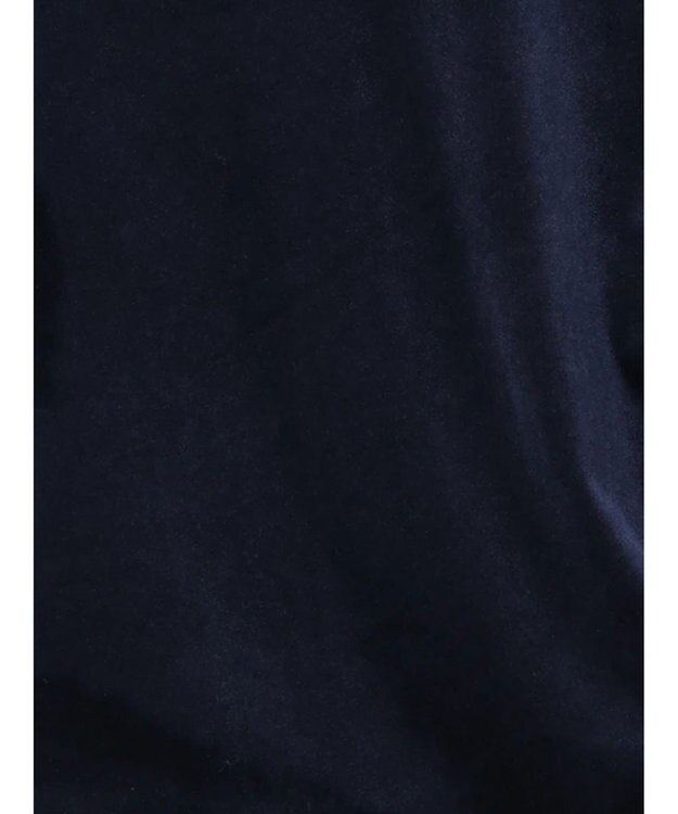 Te chichi ベロアサイドギャザートップス ネイビー