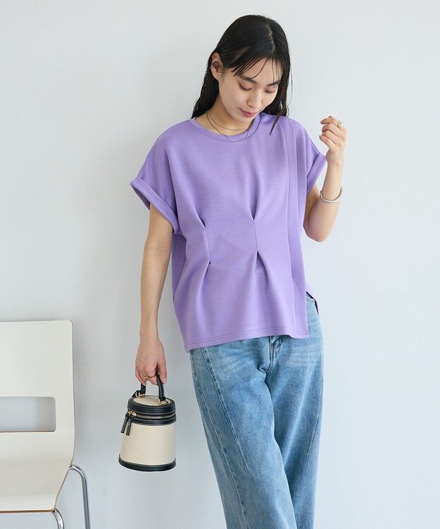 CRAFT STANDARD BOUTIQUE ライトダンボールタックプルオーバー Purple