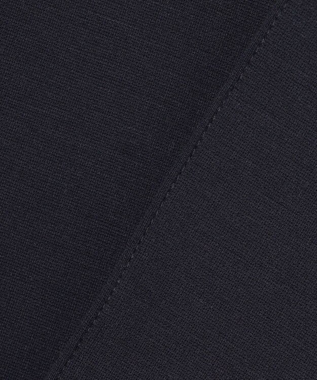 J.PRESS LADIES L 【洗える・UVカット】 アルファクロスジャージー ノーカラー ジャケット ネイビー系