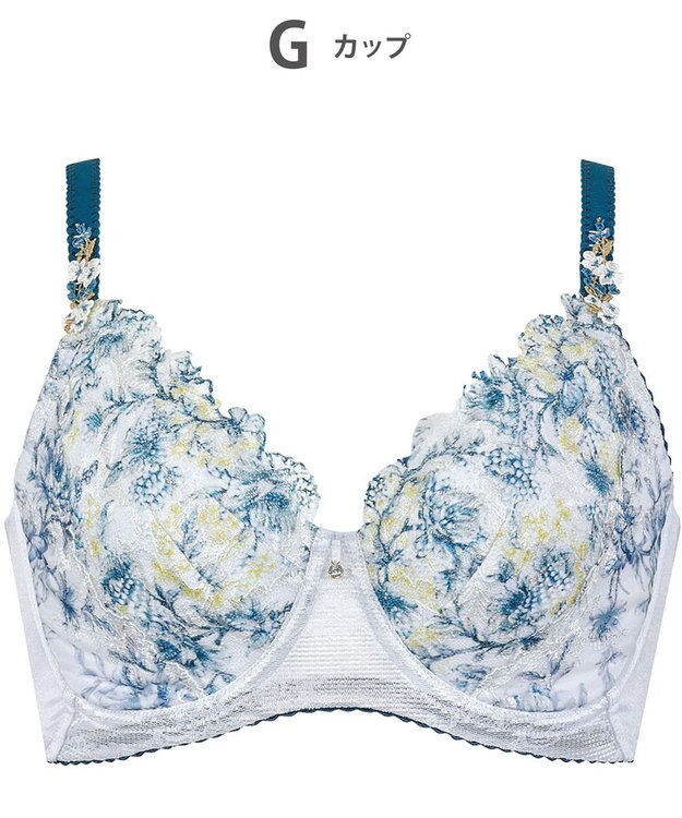 Wing ブラジャー 小さく見せるブラ Wing Lesiage 脇すっきり 背中すっきり 【2850シリーズ】 Gカップまで対応 フルカップ PB2851 ウイング／ワコール グレー