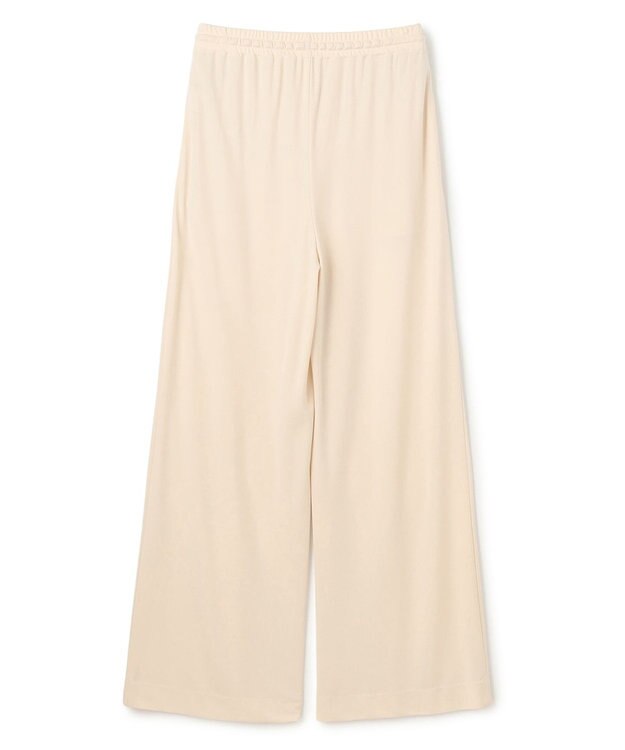 BEIGE， 【洗える】MELLE / ハイストレッチイージーパンツ Ecru