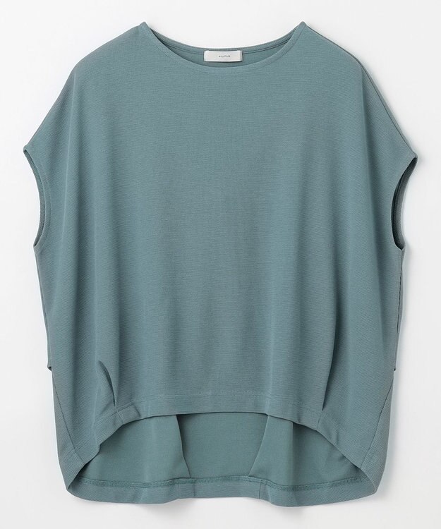 ANY ワッフルプルオーバー ターコイズ