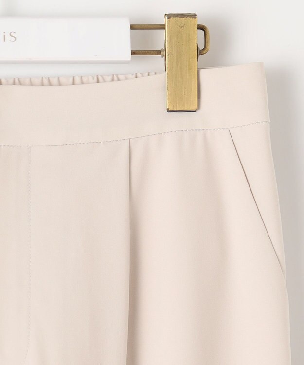 ANY SIS 【セットアップ可】セレモニーダブルクロス テーパードパンツ ライトベージュ