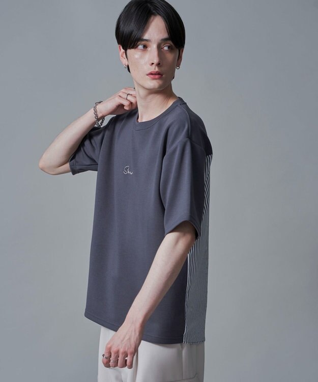 WEGO シャツドッキングT（SS） ブラック中濃色