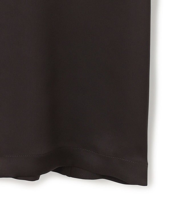 uncrave ライトダブルサテン シャツジャケット ダークブラウン