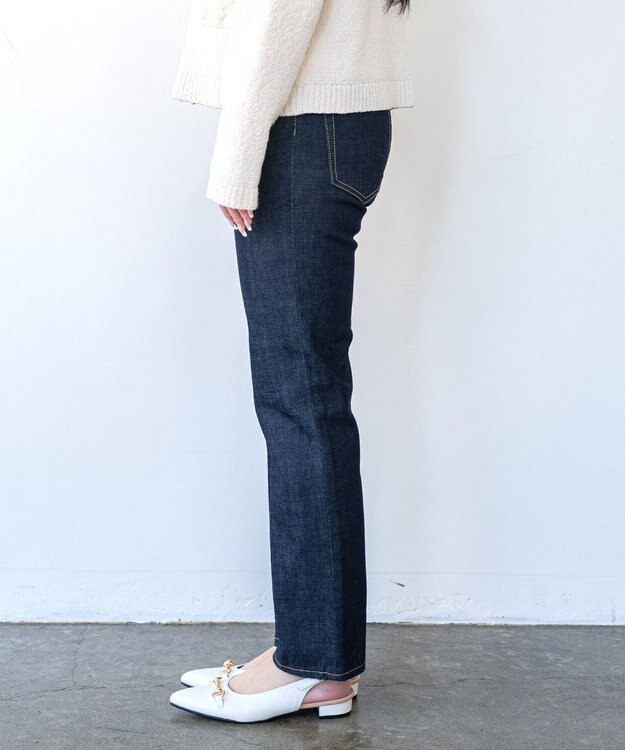 caqu FS regular straightⅡ 程よい太さの定番ストレートシルエット re.birth