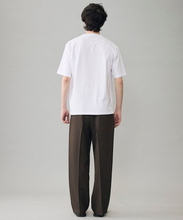 UNFILO MENS ウーリーノ 2タックスラックス ブラウン