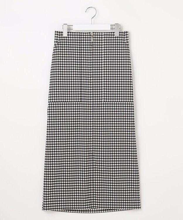 ANY SIS 【2WAY】フロントジップタイト スカート ギンガム
