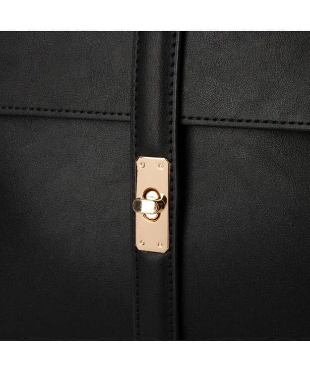 UNBILLION cachecache WEB限定ヒネリディテールA4トートバッグ ブラック